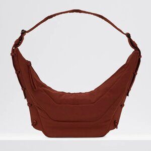 Lemaire Medium Soft Game Bag in Cherry Mahogany